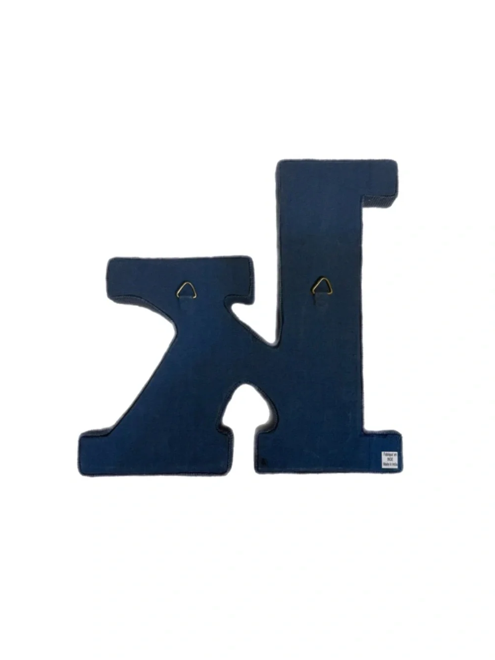 Anthropologie Bohemian Monogram Multicolor Patterned Letter K Wall Art Decor